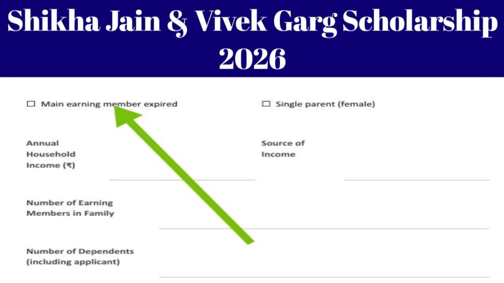 Shikha Jain & Vivek Garg Scholarship 2026
