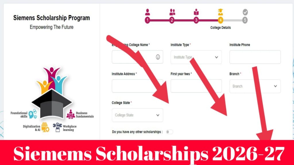 Siemens Scholarship 2026-27
